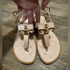 Michael Kors Alice Saffiano Leather Sandal